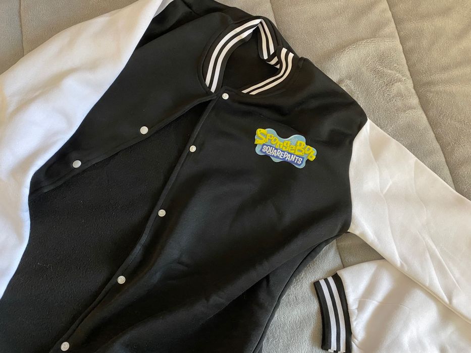 Casaco preto Spongebob