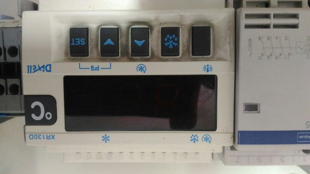 Quadro de controle de arca frigorífica industrial