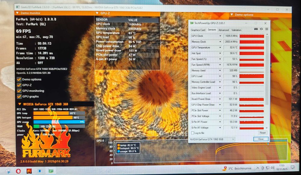 GTX 1060 karta graficzna NVIDIA GeForce