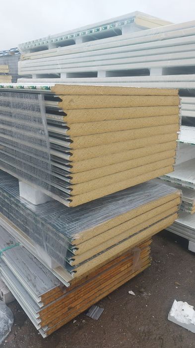 Płyta warstwowaAntracyt srebrna  PIR 60 80 100  mm. Tanio