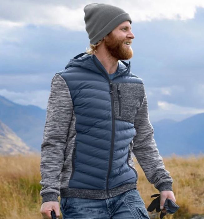 Гібридна куртка Hybrid hooded knitted jacket Engelbert Strauss motion