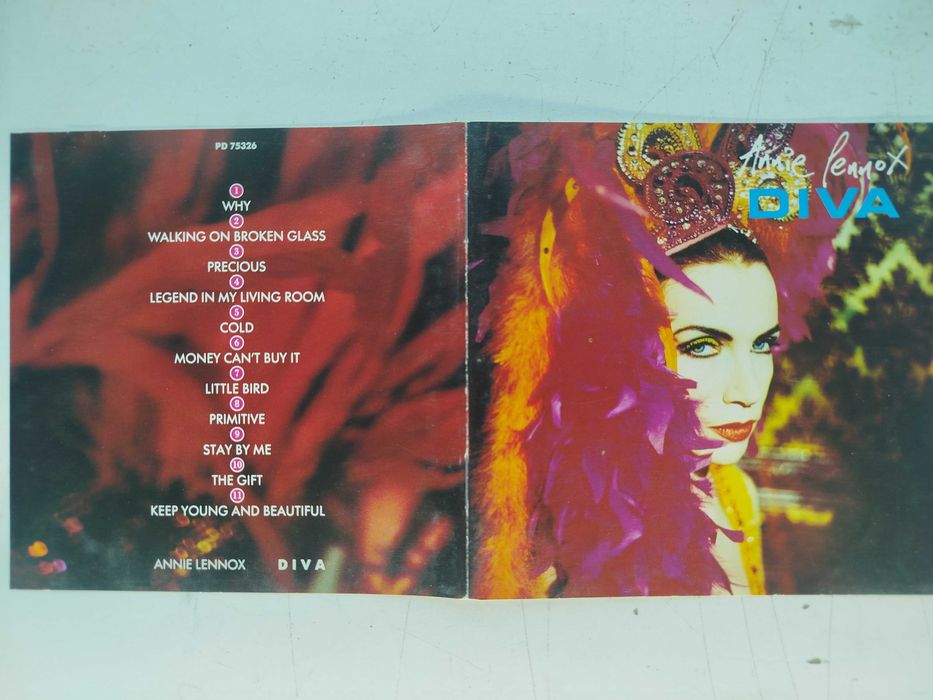 Okładka CD Annie Lennox Diva poligrafia OP+OT bez płyty !!!