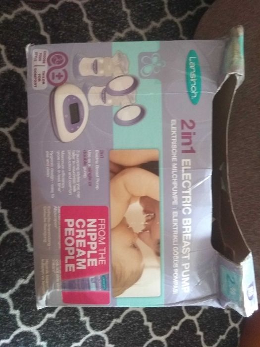 *mało używany elektryczny Laktator 2w1 lansinoh kompletny sprawny