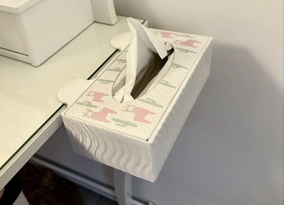 Pojemnik na chusteczki mocowany do blatu