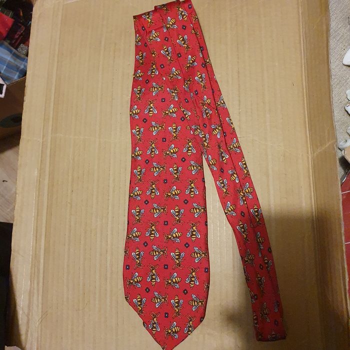 Krawat pszczoły jedwab(k-1) OK