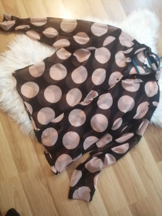 Koszula elegancka w duże kropy L/XL