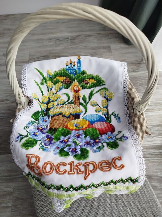 Рушничок на кошик великодній