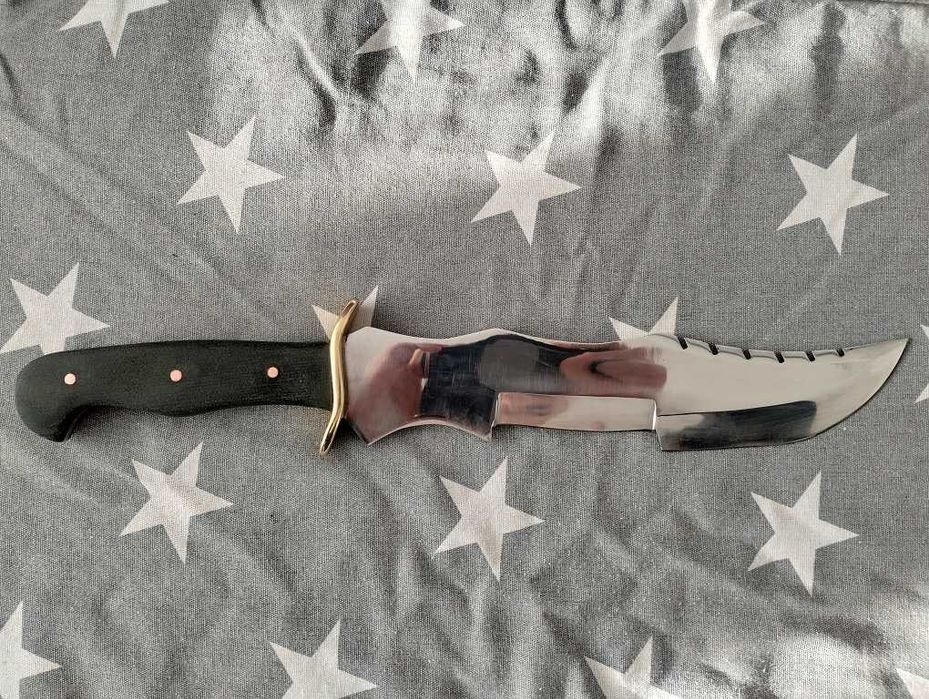 Wielki Nóż Myśliwski Bowie Stal D2 Bushcraft Survival CS GO Tracker Outback ZT