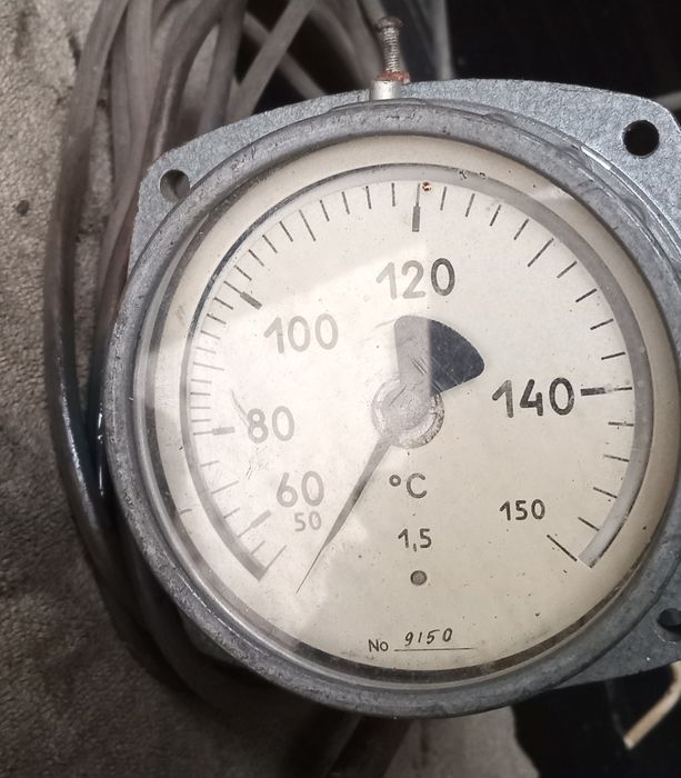 Новий електроконтактний термометр ТГП-100Эк-М1 (0-150 °C) Газовий, 6 метрів