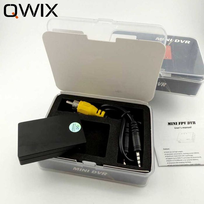 Mini DVR модуль FPV, NTSC/PAL, з вбудованим акумулятором