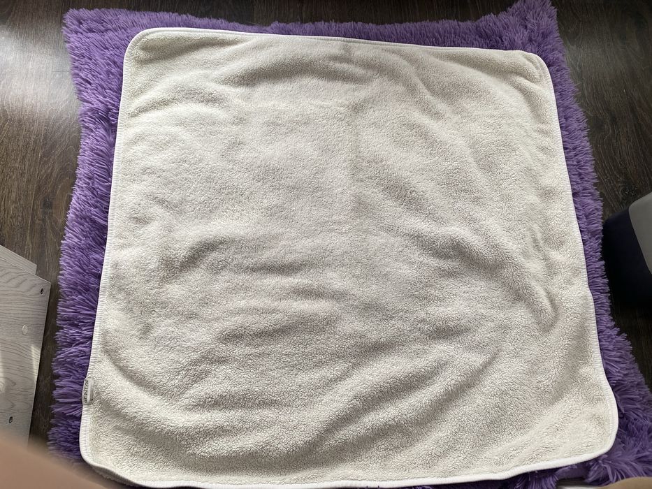 Одіяло 88*88 см дитяче молочного кольору