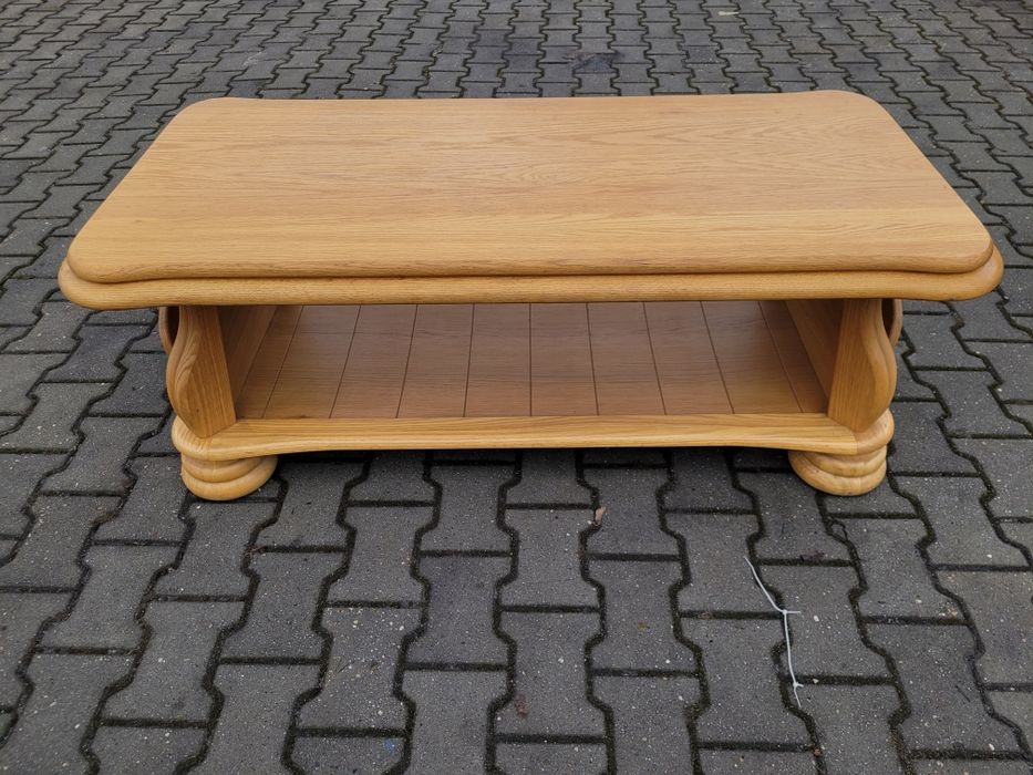 Elegancka dębowa ława .
