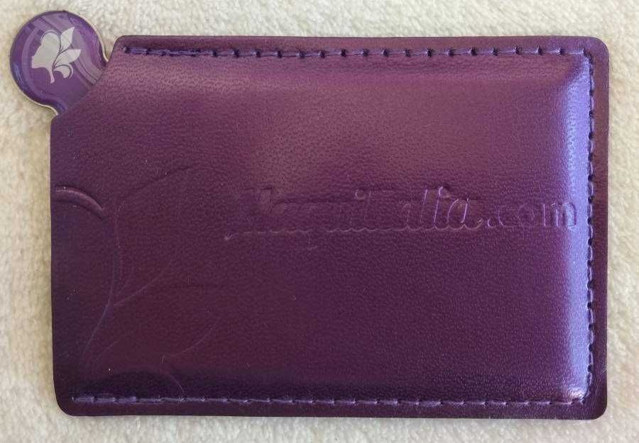 Espelho de Bolso Maquillalia – Ultra Fino com Capa Roxo Metalizado