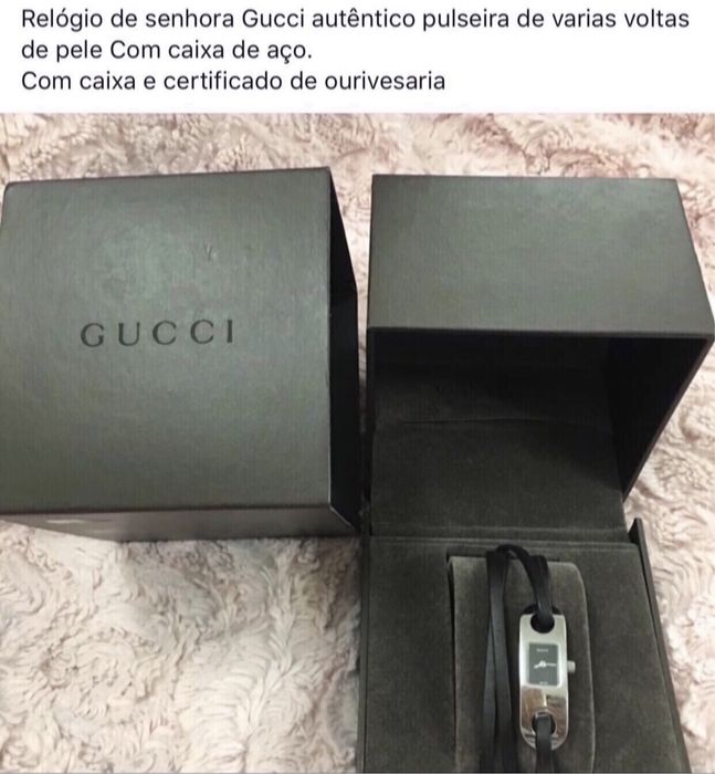 Relógio Gucci verdadeiro
