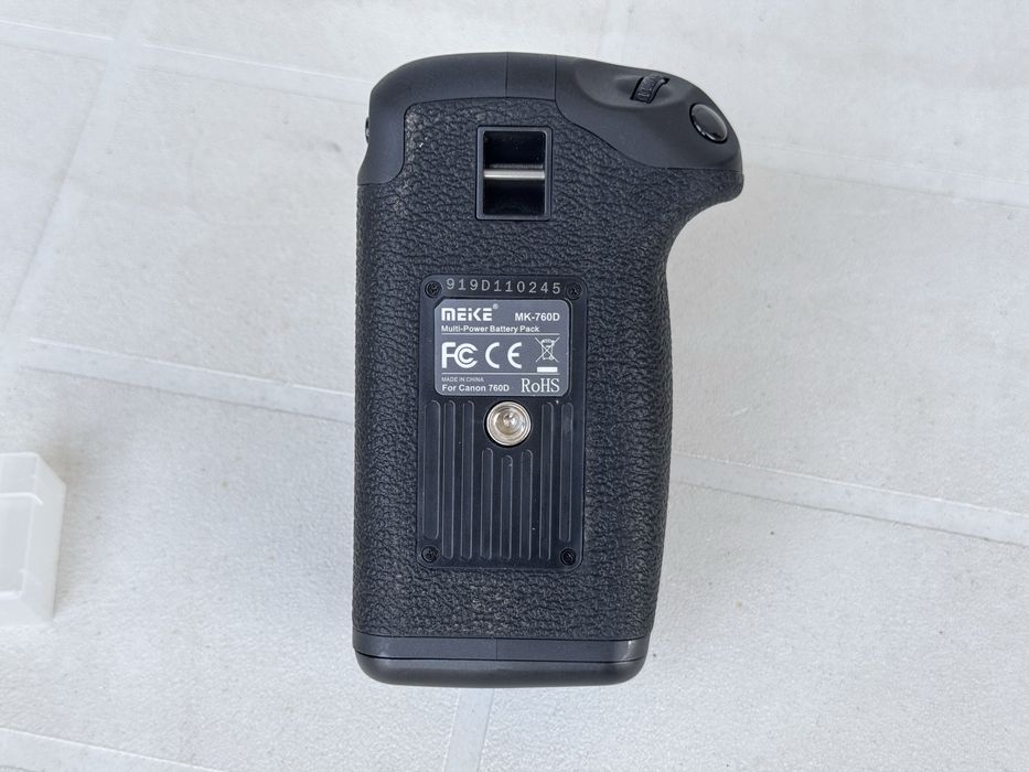 Punho bateria - Canon 750D / 760D (bateria LP-E17) - Garantia 5 anos