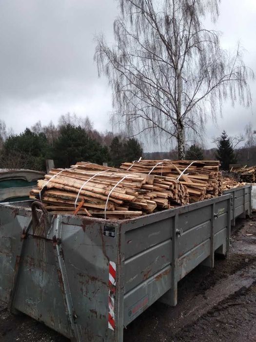 drewno opałowe dębowe dąb  zrzyny oflisy obrzynki