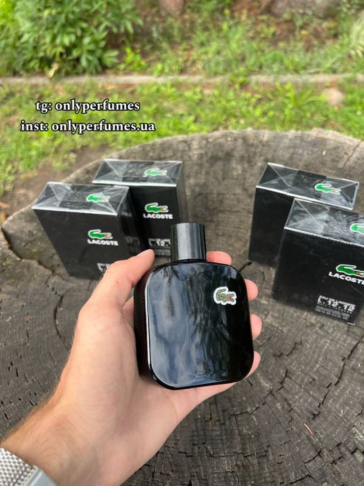 Духи чоловічі Eau De L.12.12.Noir Intense. Лакосте Ноир Интенс Lacoste