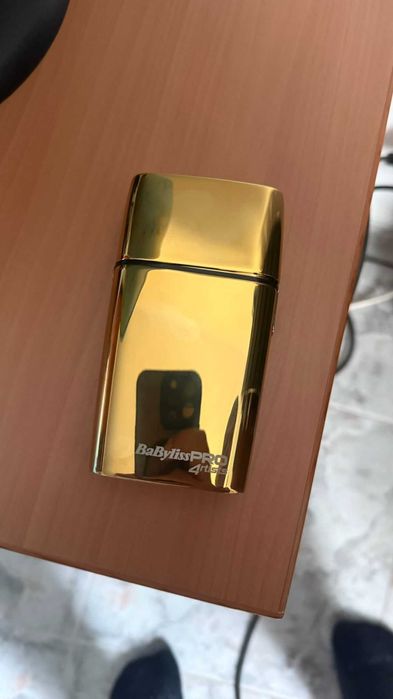 Babyliss Pro Foilfx02 Gunsteel Maquina de Barbear Dourada