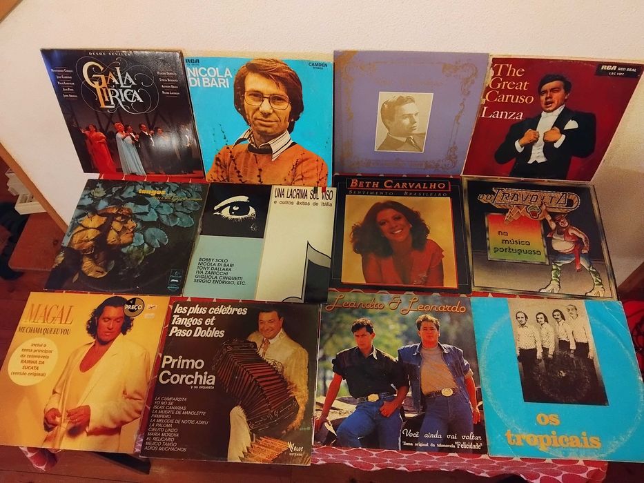 Lotes de discos vinil, singles e cd