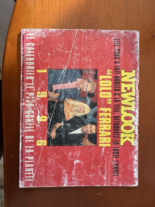 calendário da Newlook de 1996