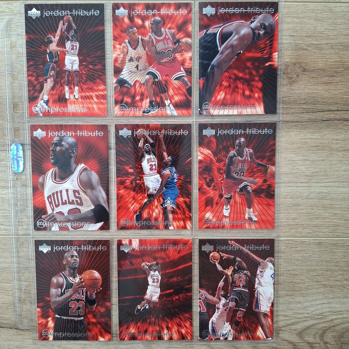 Karty NBA Michael Jordan set Tribute 90 kart