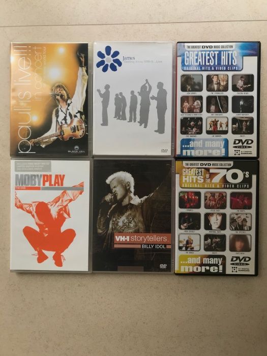 Conjunto 8 DVD's Música