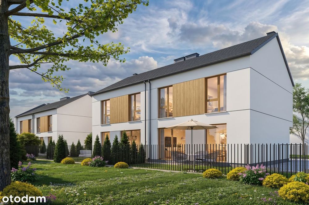 DWUPOZIOMOWE BLIŹNIAKI-Narożne ogrody-SALON 40m2-Super lokalizacja