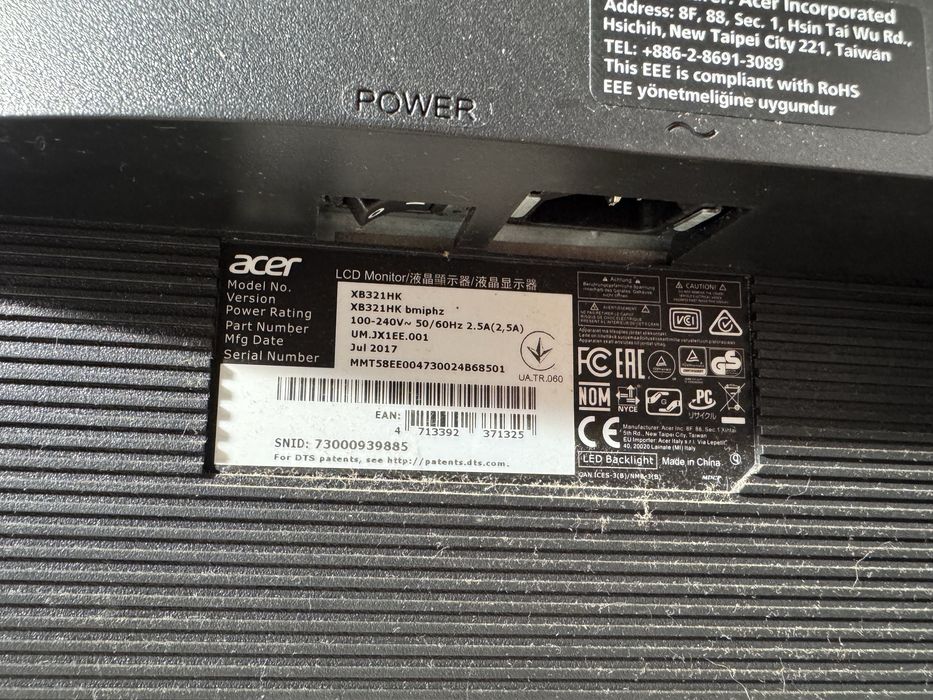 Acer Predator 32” 4K IPS  144hz — PREÇO BAIXO