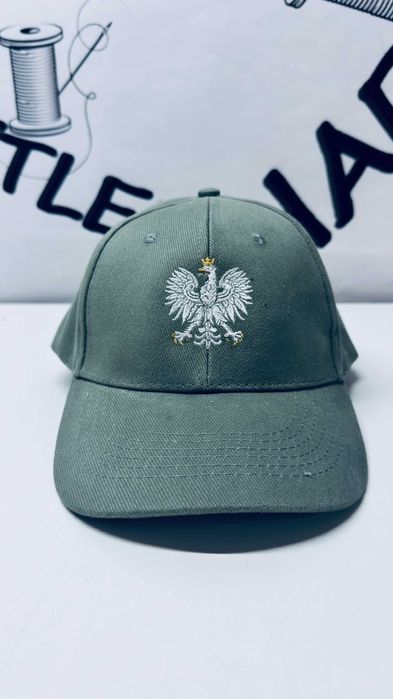 Czapka z daszkiem haft orzełek