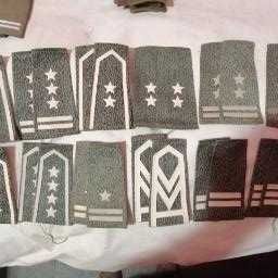 Naszywki pagony stopnie