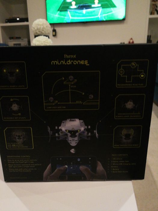 Parrot Jumping Night MiniDrone Buzz (Branco)