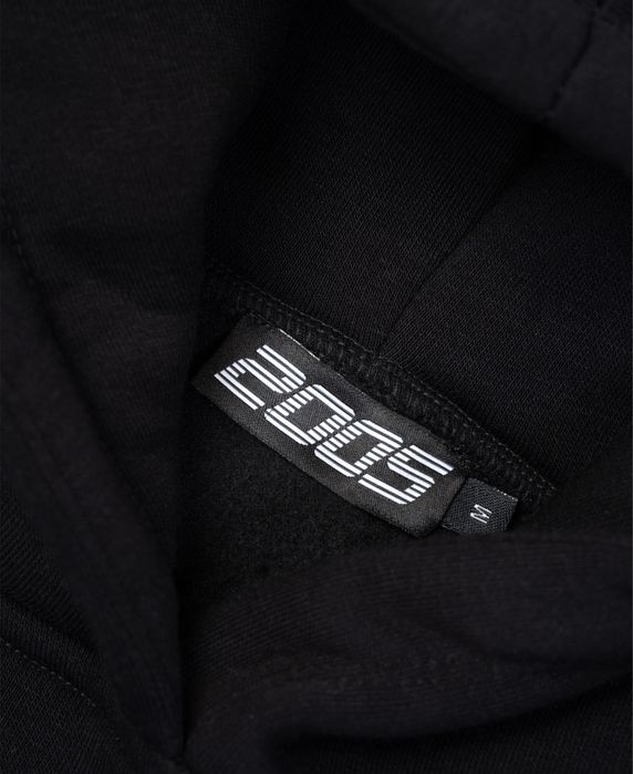 Nowa czarna uniseks bluza z kapturem z nadrukiem Death Black 2005 [M]