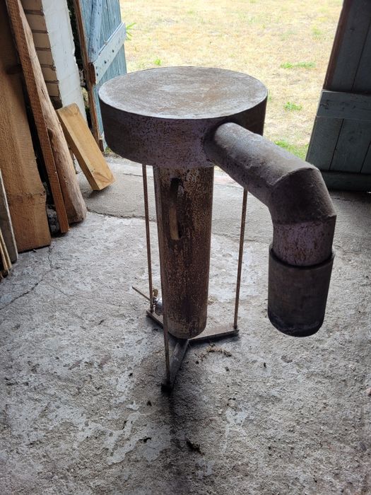 Solidny piecyk warsztatowy- gruba stal- okazja