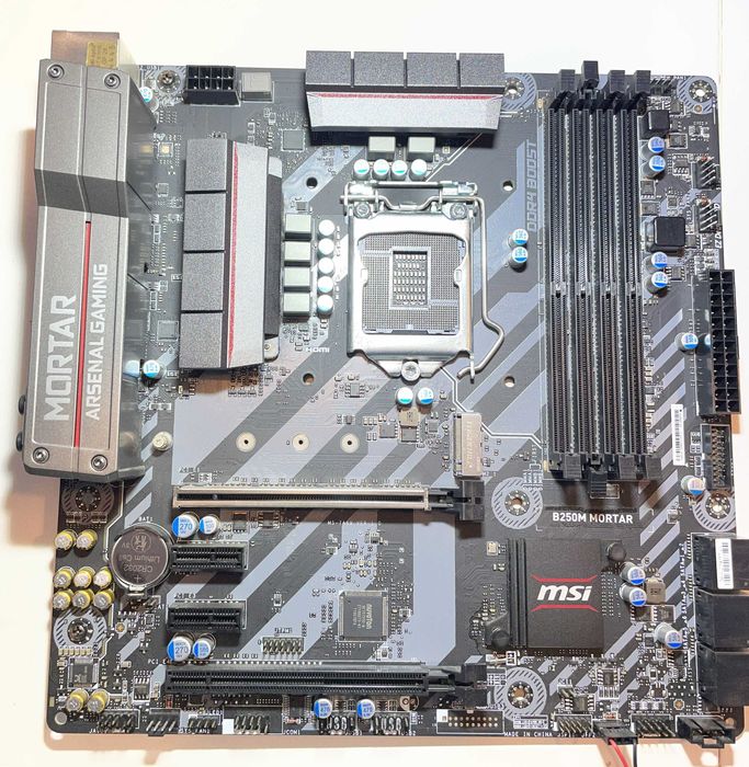 MSI B250M Mortar (Avariada) - Pinos do Socket Impecáveis