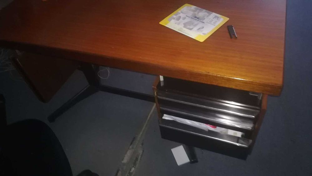 Conjunto escritorio madeira maciça