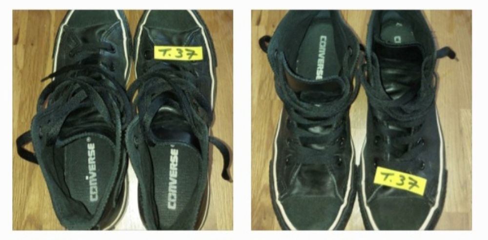 Converse de pele ou em tecido tamanho 36,5, 37 ou 37,5...