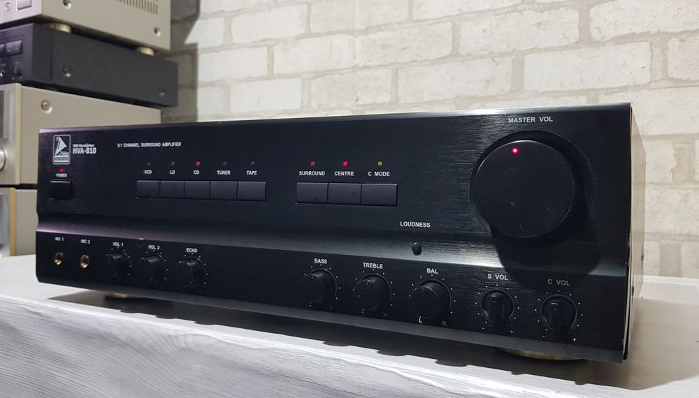 5.1 Стерео підсилювач/усилитель Voice HVA 810, 2x75Вт б/у з Німеччини