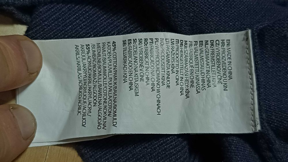 Męski sweter CALVIN KLEIN GOLF r.XXL stan idealny