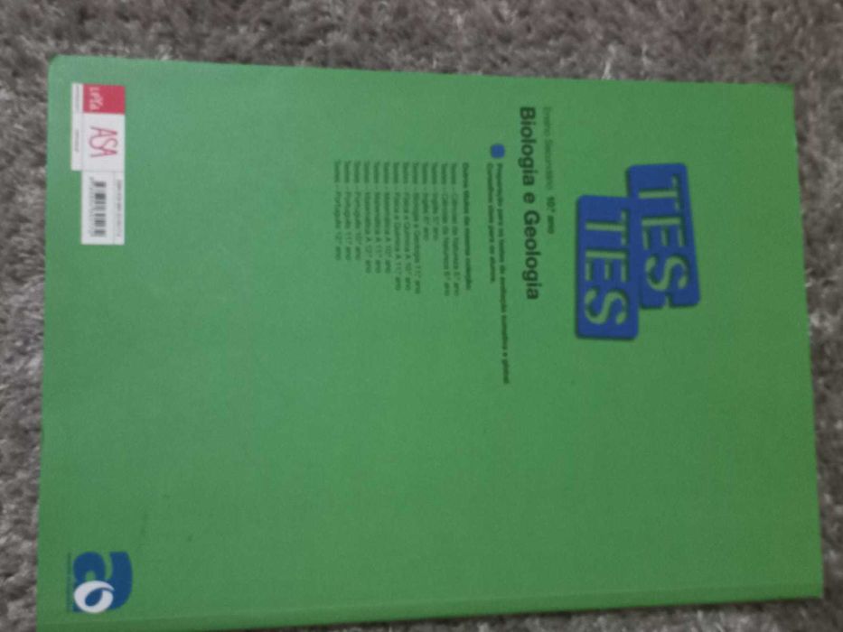 Testes Biologia e Geologia - 10ºano