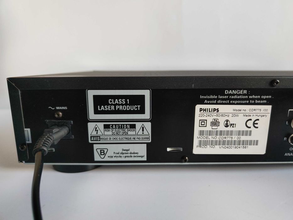 Philips CDR775 nagrywarka odtwarzacz CD