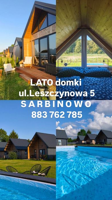 LATO domki Basen/200 m do plaży Sarbinowo