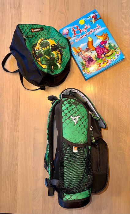 LEGO NINJAGO PLECAK SZKOLNY, plecaczek, worek na buty + gratis