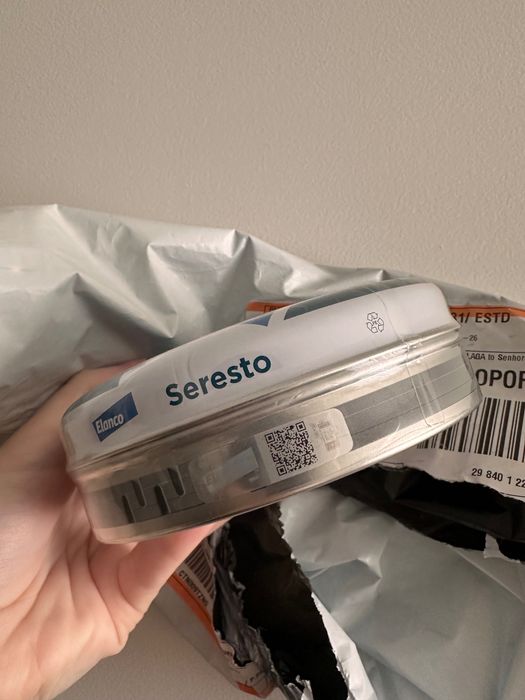 Coleira Seresto para Gato — Nova e Selada