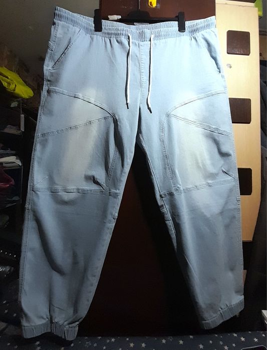 Ого-го какой размерчик новые джинсы джоггеры батал  6XL