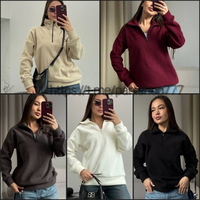 ‼️Флісова кофта світшот.  Фліс ПОЛАР. ОПТ та роздріб. Розмір 42-48