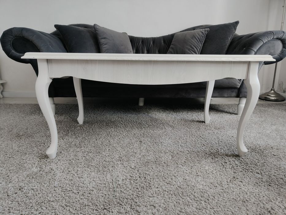 Piękny stolik w stylu prowansalskim ława stół kawowy elegancki stylowy