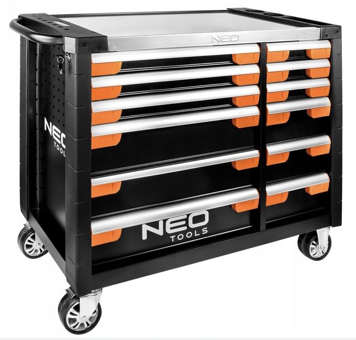 SZAFKA NARZĘDZIOWA NEO TOOLS 84-225+G 12 szuflad 229 elementów