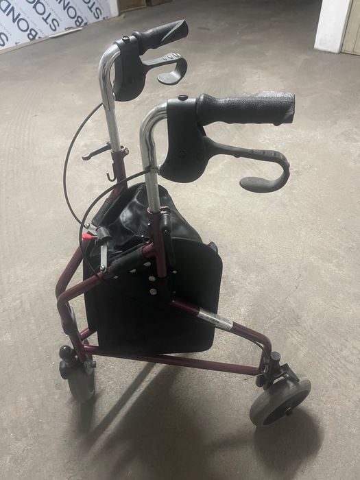 Andarilho 3 Rodas com Travões + Bolsa - dobrável. Pouco uso