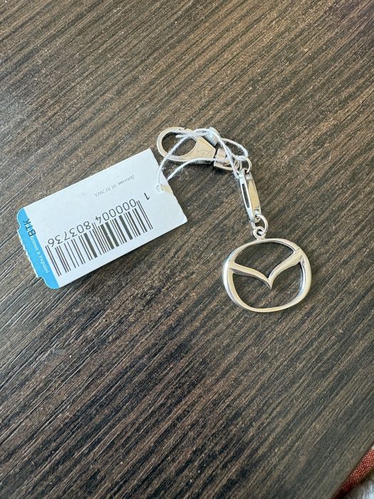 Брелок Mazda серебро 925 пробы