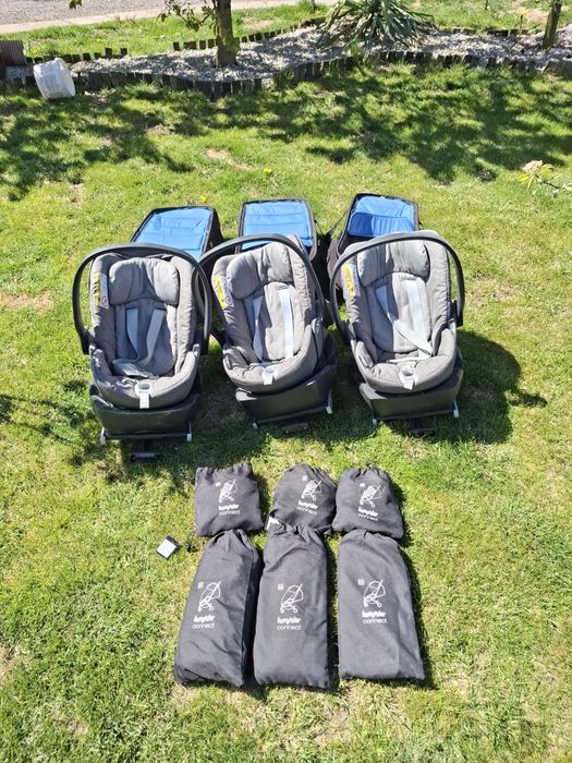 Foteliki cybex i wózki bumprider zestaw